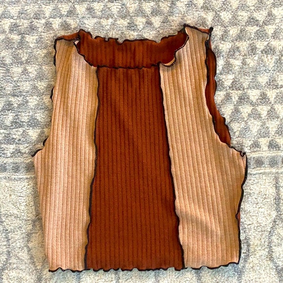 Tops - 🦋 Tricolor crop top